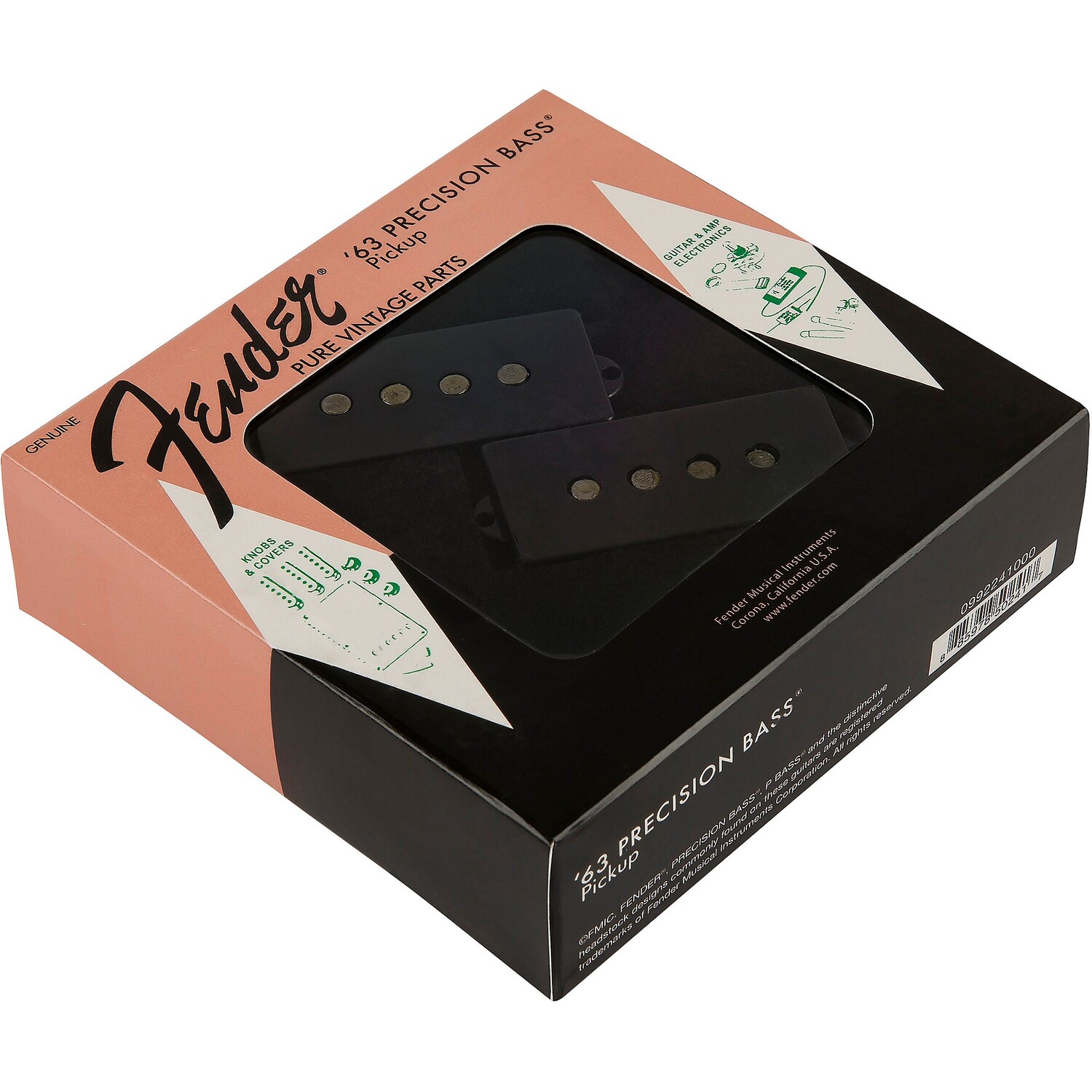 

Звукосниматель для бас-гитары Fender Pure Vintage '63 Precision, черный