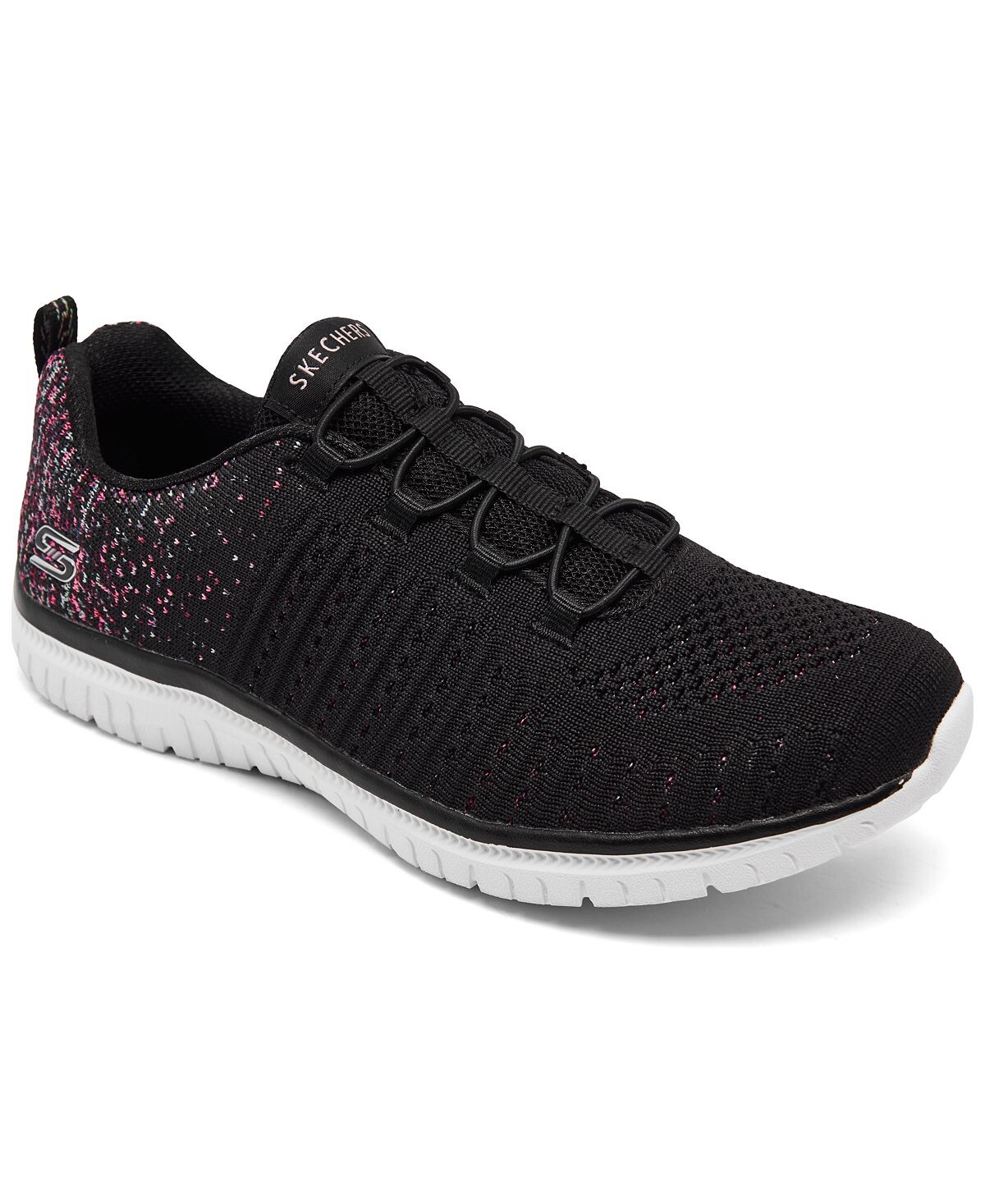 

Женские прогулочные кроссовки без шнуровки Virtue от Finish Line Skechers, черный