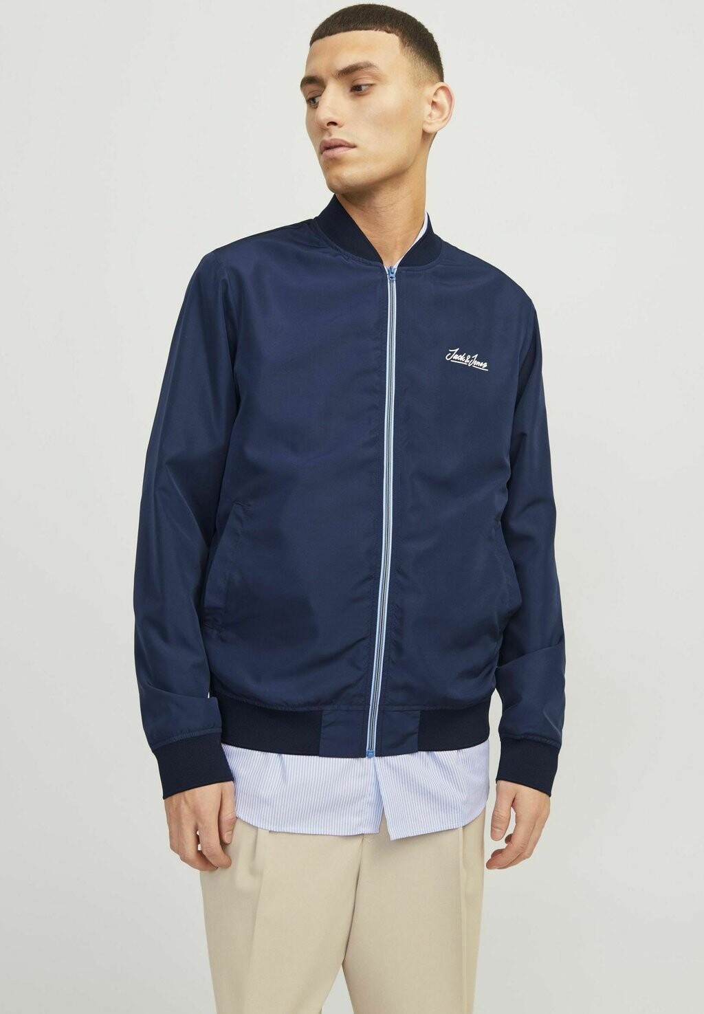 

Бомбер Jack & Jones, цвет navy blazer