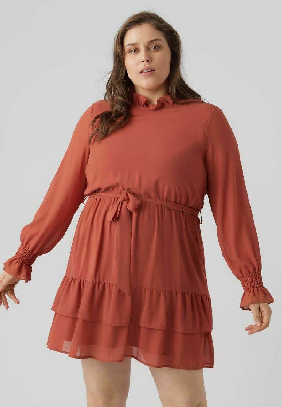 

Летнее платье Vero Moda, коричневый