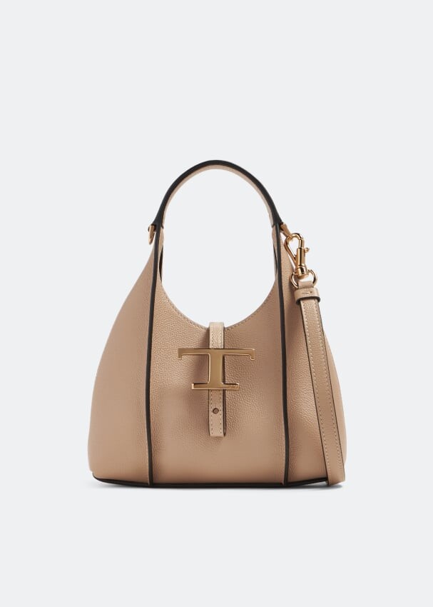 

Сумка Tod'S T Timeless Micro Hobo, бежевый