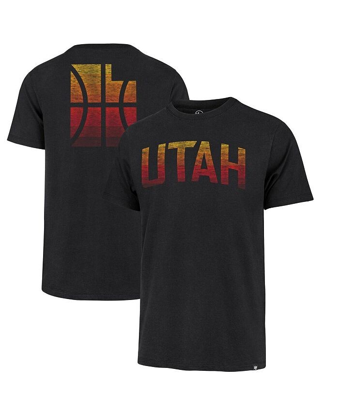 

Мужская черная футболка Utah Jazz 2021/22 City Edition MVP Franklin '47 '47 Brand, черный