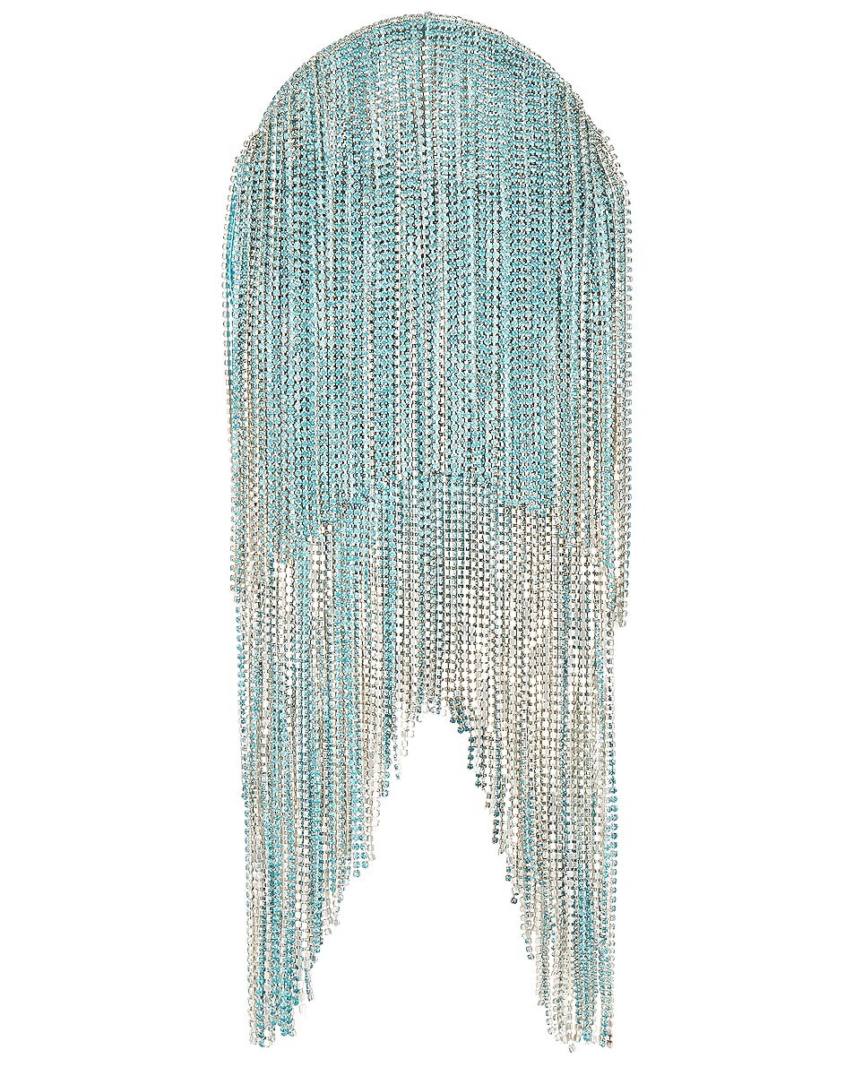 

Сумка-клатч Retrofete Talia Small Crystal, цвет Aqua Blue