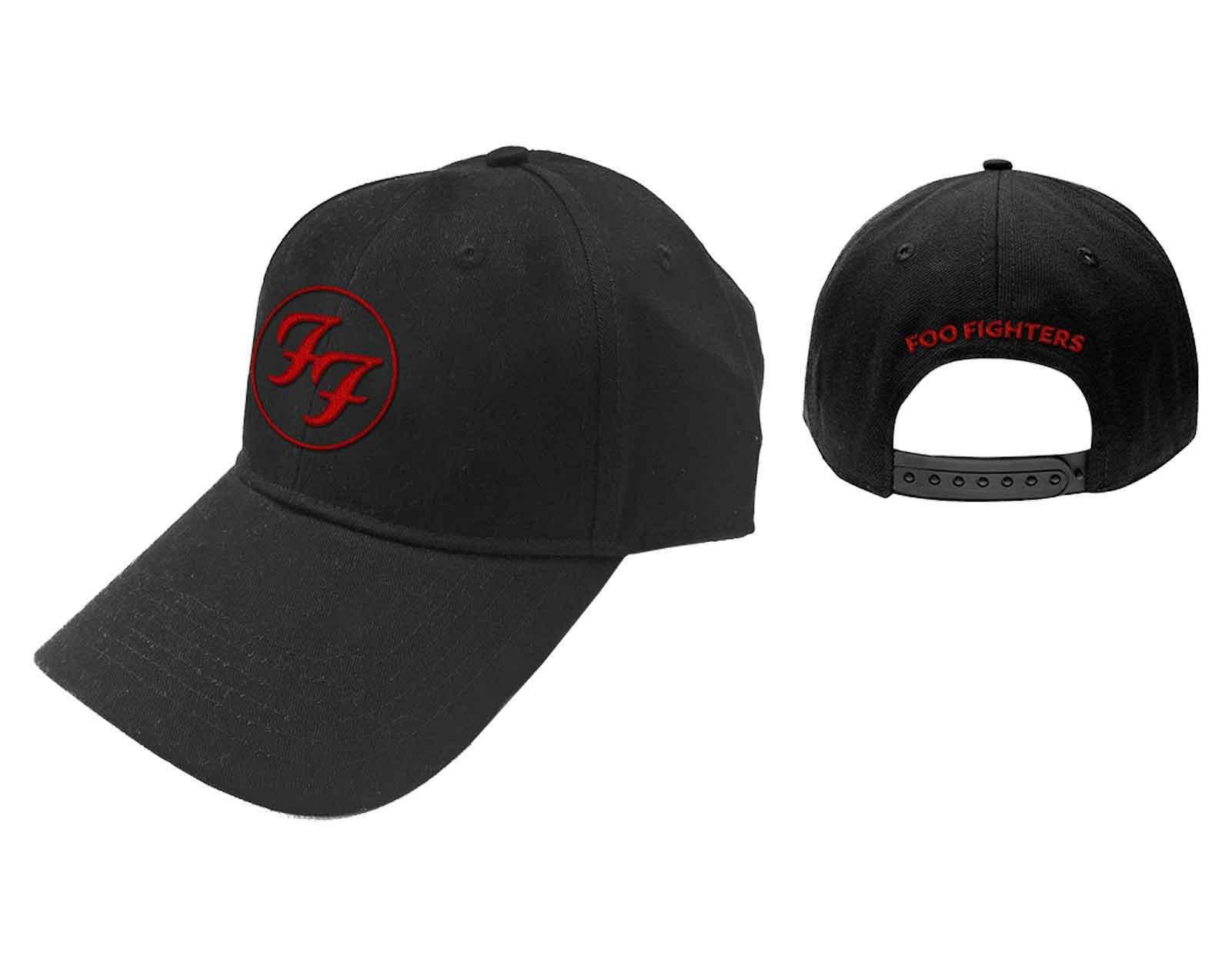 Бейсбольная кепка Snapback с красной лентой и логотипом Foo Fighters, черный цена и фото