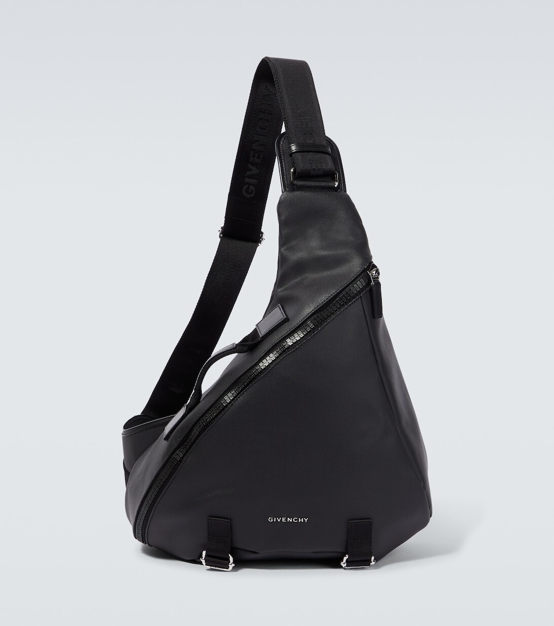 

Сумка через плечо Triangle среднего размера с G-Zip Givenchy, черный