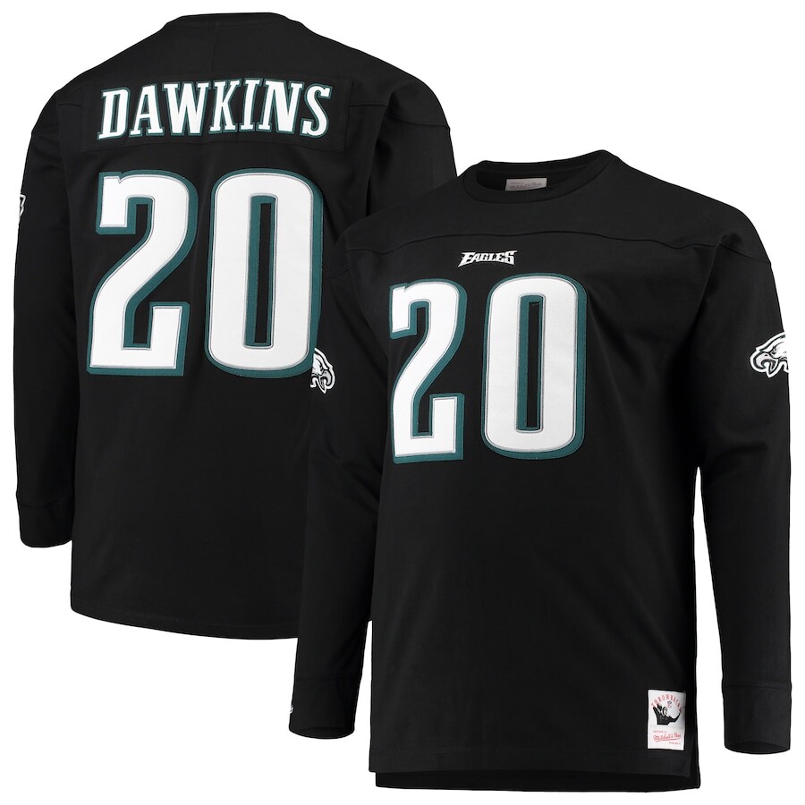 

Футболка с именем и номером Mitchell & Ness Philadelphia Eagles, черный