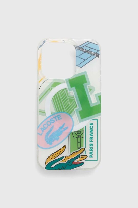 

Чехол для iPhone 15 Pro 6,1" Lacoste, зеленый