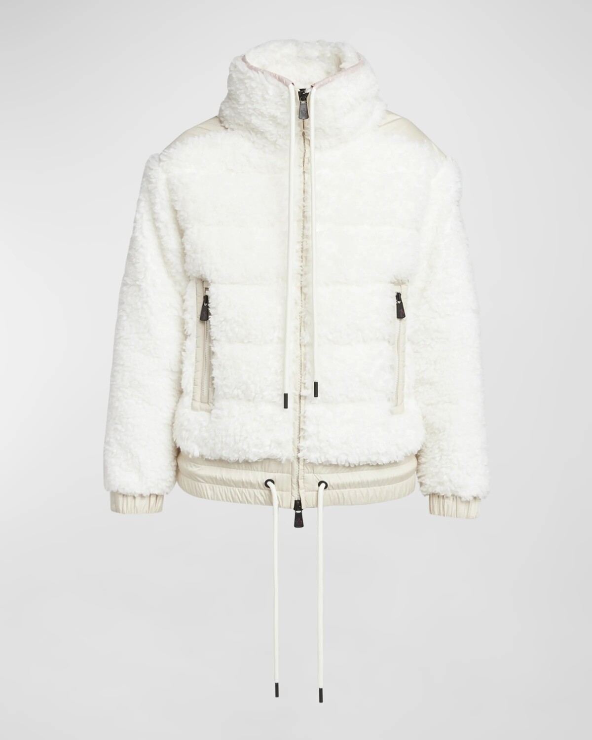 

Флисовый пуховик Teddy Moncler Grenoble, цвет Natural