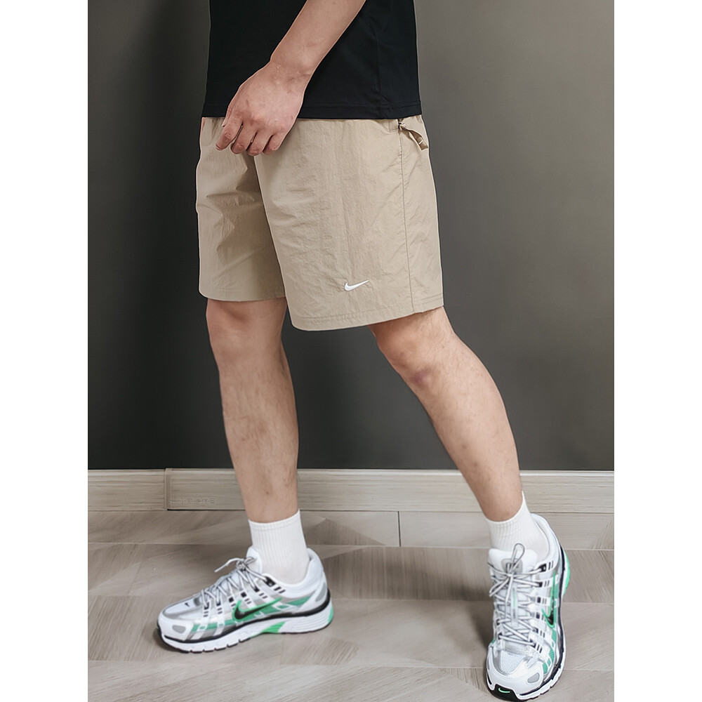 

Повседневные шорты мужские цвета хаки + подарочный пакет Nike, хаки