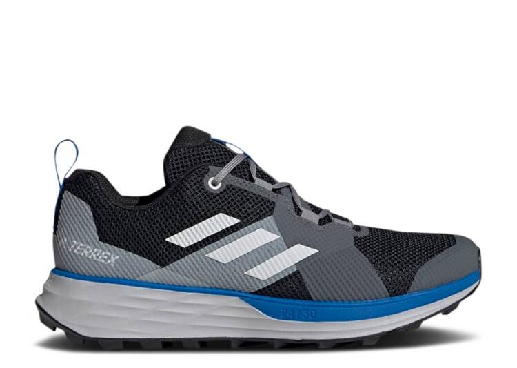 

Кроссовки Adidas TERREX TWO 'BLACK GLOW BLUE', черный, Черный;серый