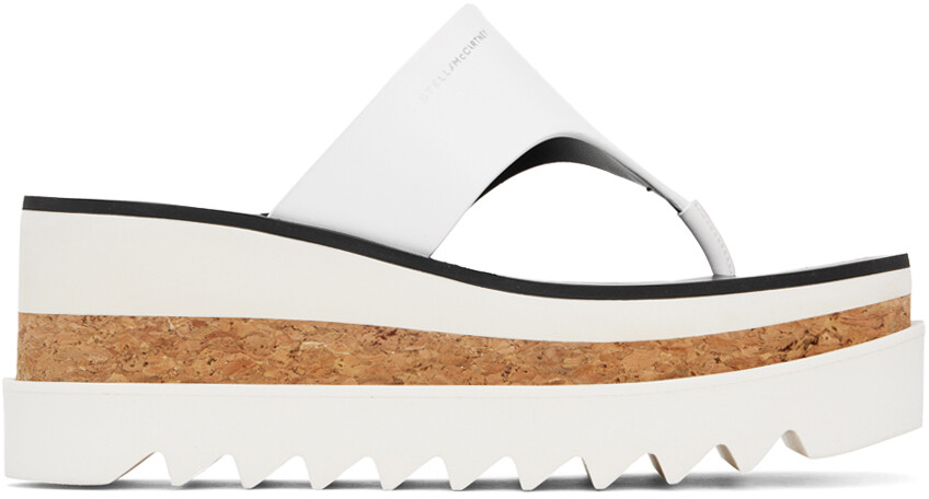 

Белые босоножки на платформе Sneak-Elyse Stella Mccartney