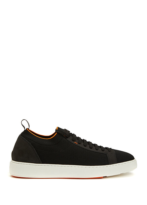 

Черные мужские кроссовки с логотипом Santoni Sport