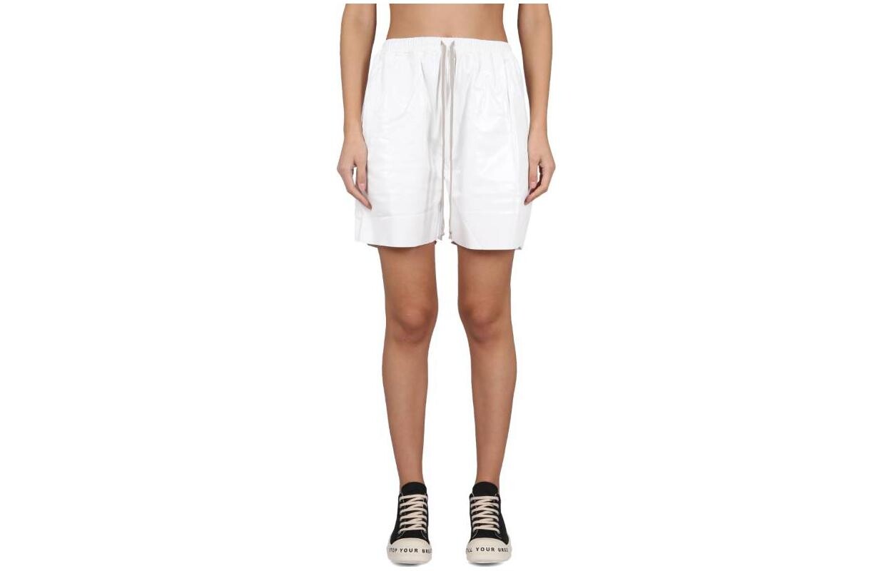 

Повседневные шорты женские белые Rick Owens Drkshdw