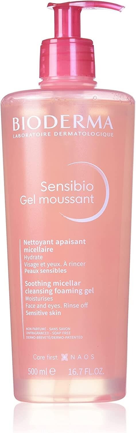 

Bioderma Sensibio Пенящийся очищающий гель для кожи 500 мл