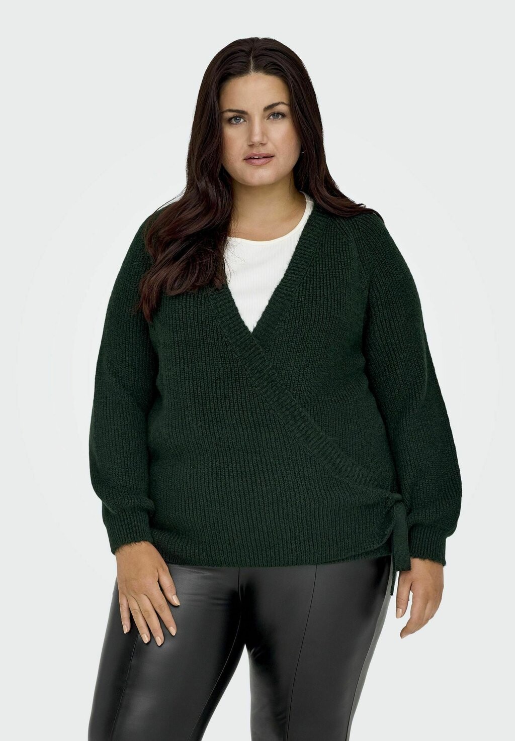 

Точечная вышивка ONLY Carmakoma CURVY LANGARM, цвет Scarab