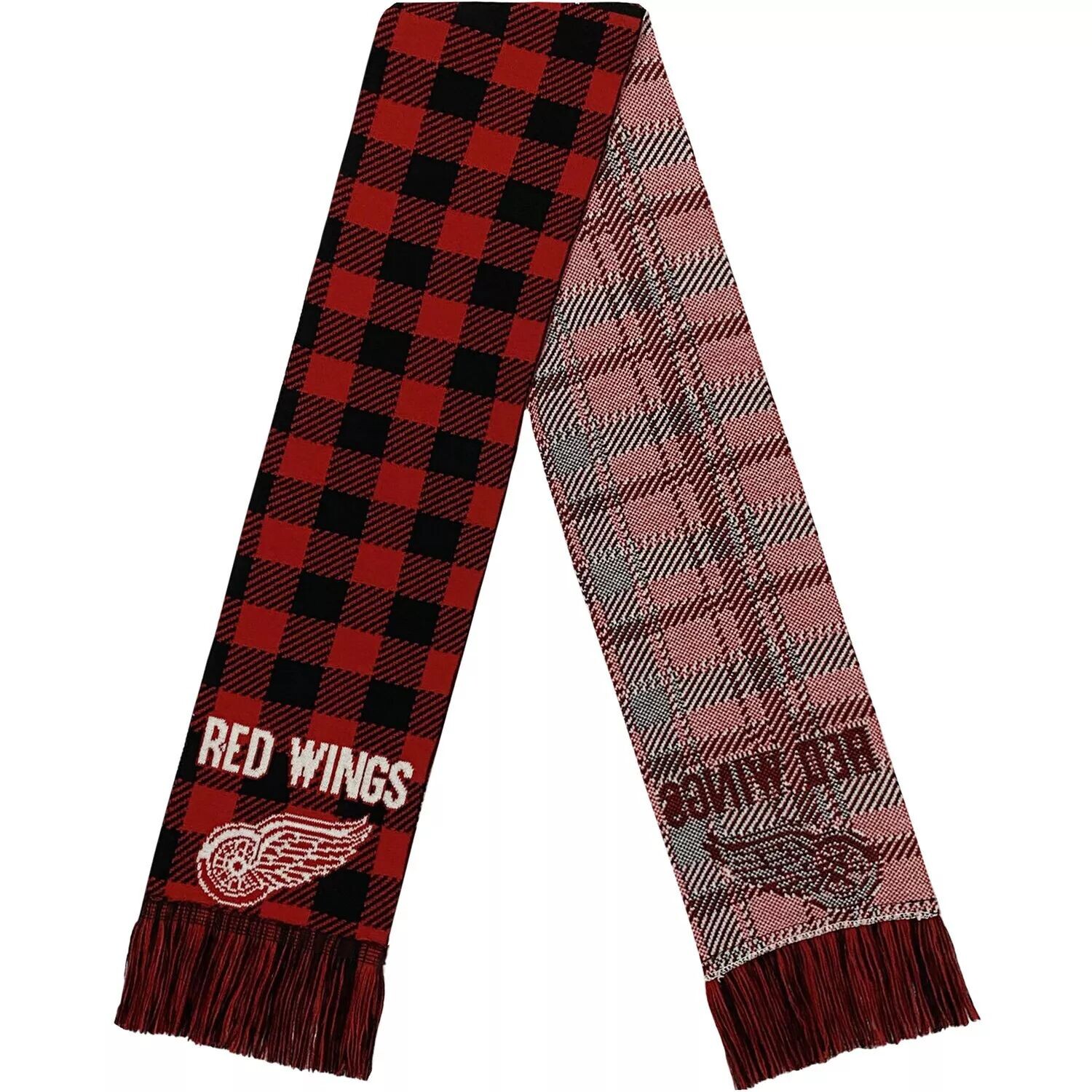 

Шарф в клетку с цветными блоками FOCO Detroit Red Wings