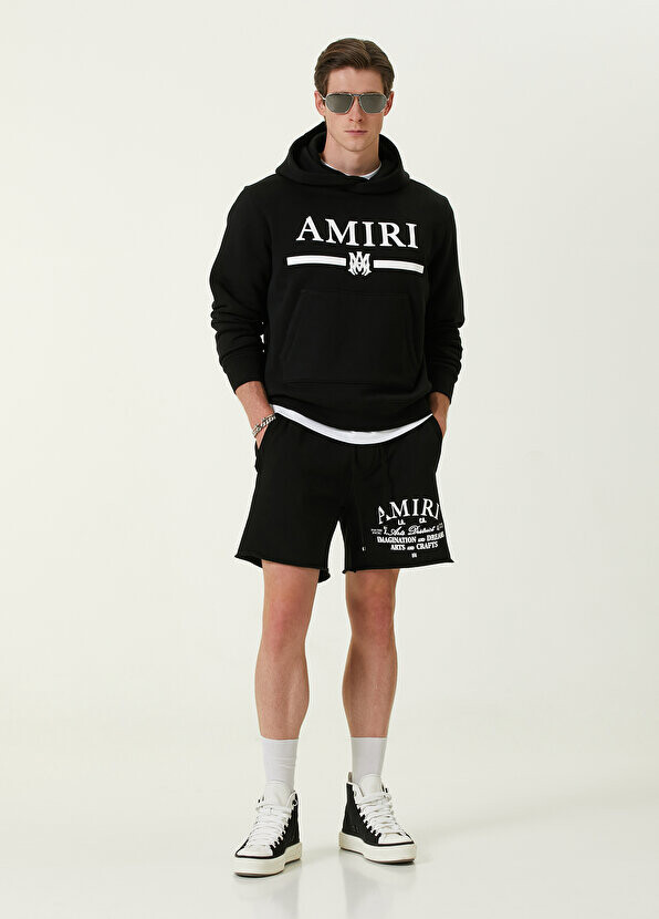 

Черные бермуды с логотипом на талии Amiri