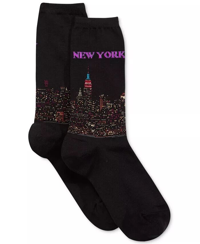 

Женские носки New York Fashion Crew Hot Sox, черный