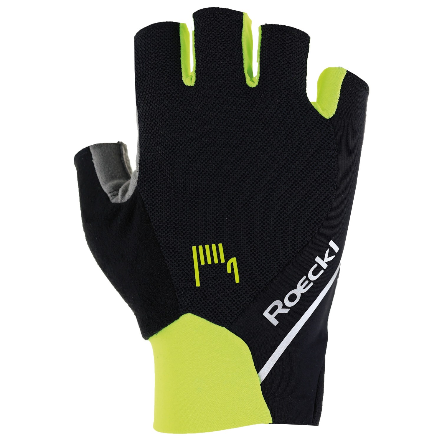 Перчатки Roeckl Sports Ivory 2, цвет Black/Fluo Yellow