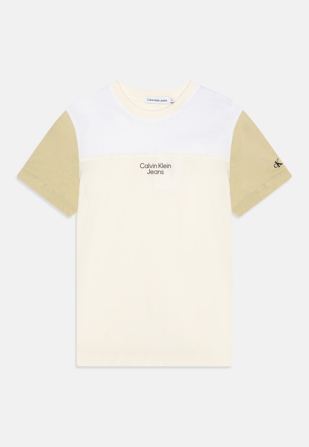 

Футболка с принтом COLOR BLOCK Calvin Klein Jeans, цвет papyrus