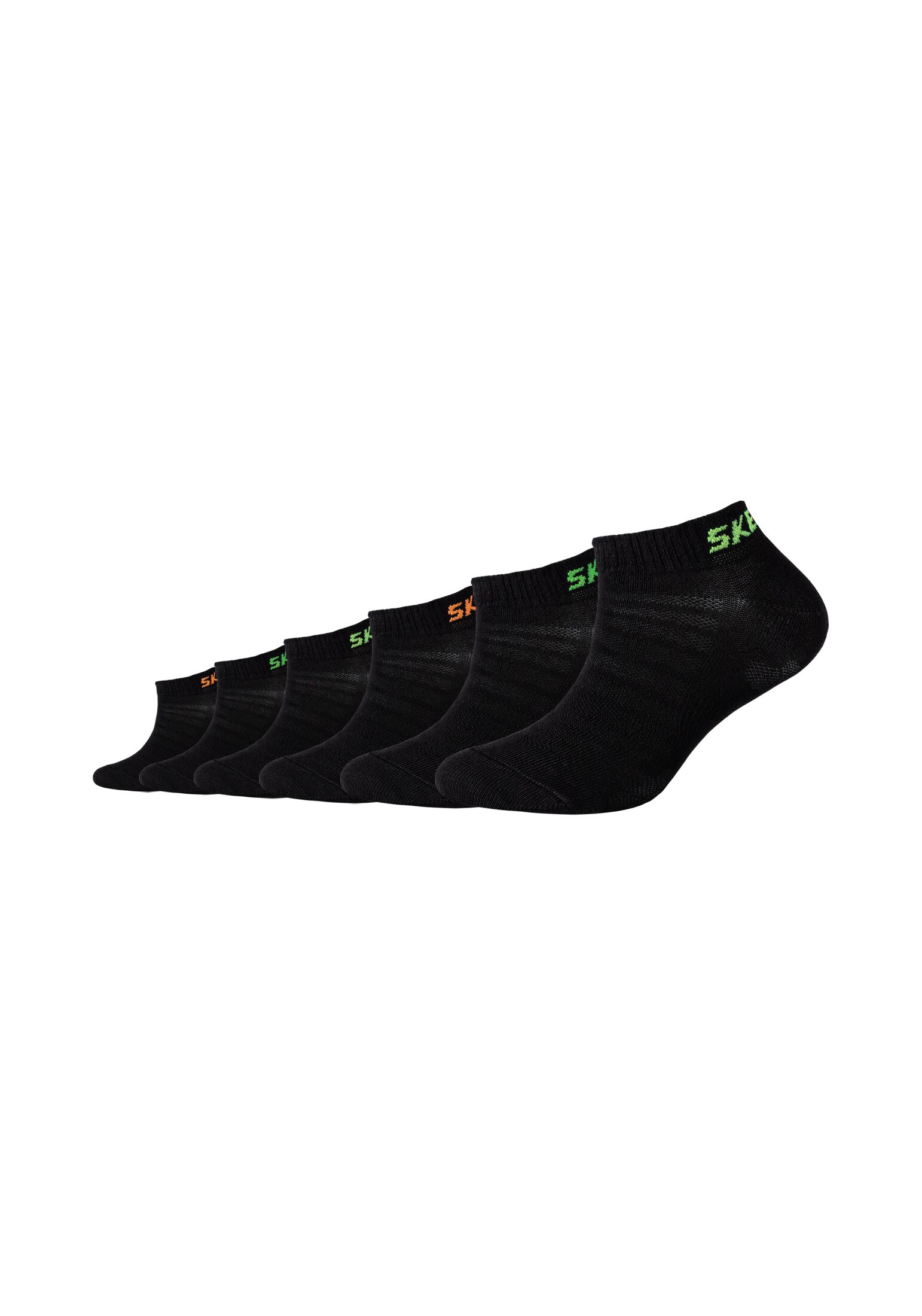 Носки Skechers Sneaker 6 шт mesh ventilation, черный носки skechers sneaker 6 шт mesh ventilation цвет pink glow mix