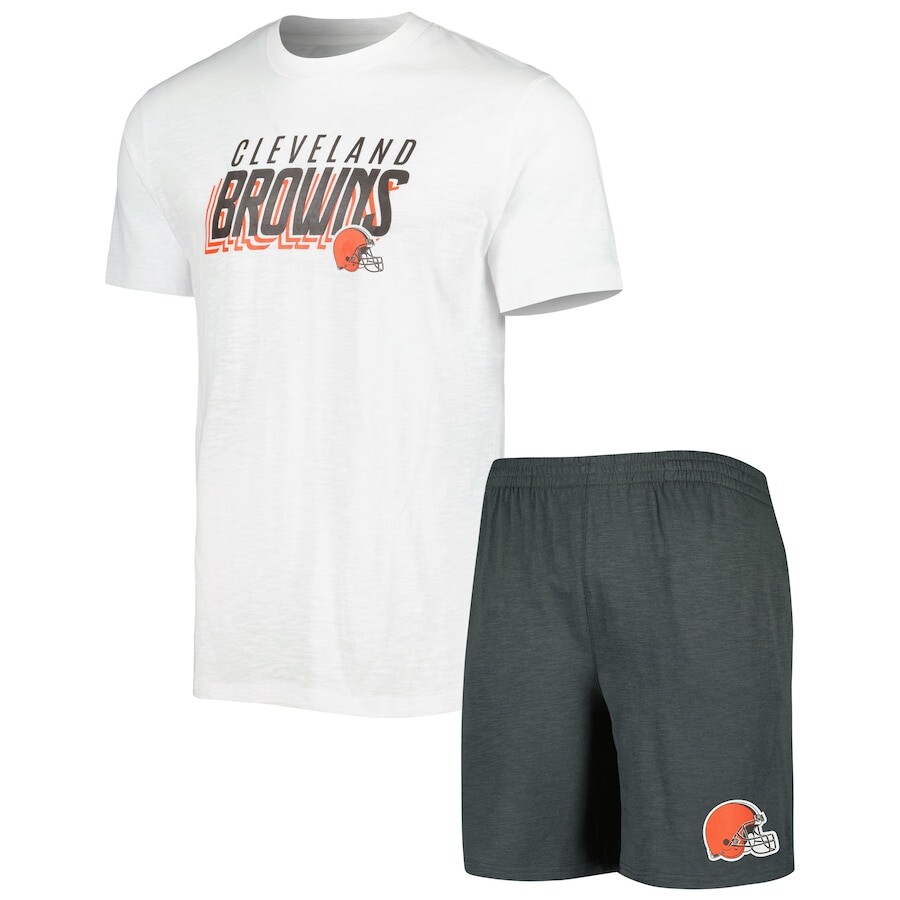 

Пижамный комплект Concepts Sport Cleveland Browns, угольный