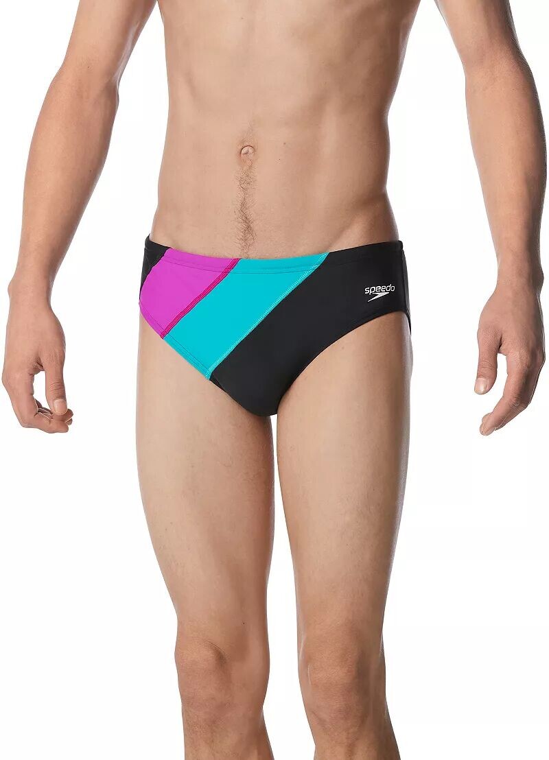 

Мужской купальник Speedo с цветными блоками и солнечными панелями