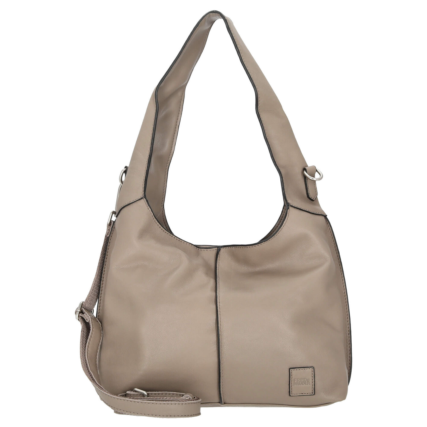 

Сумка через плечо FREDs BRUDER FB122 Mini Hobo Umhängetasche 24 см, цвет warm grey
