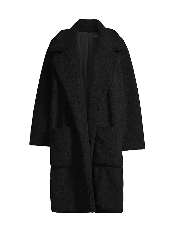 Легкое пальто из букле Natori, черный guttha легкое пальто