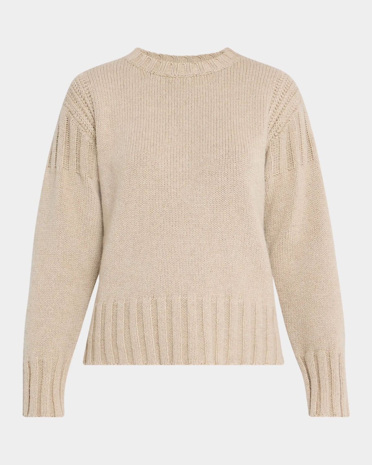 

Кашемировый свитер с круглым вырезом Jil Sander, цвет Sand Stone