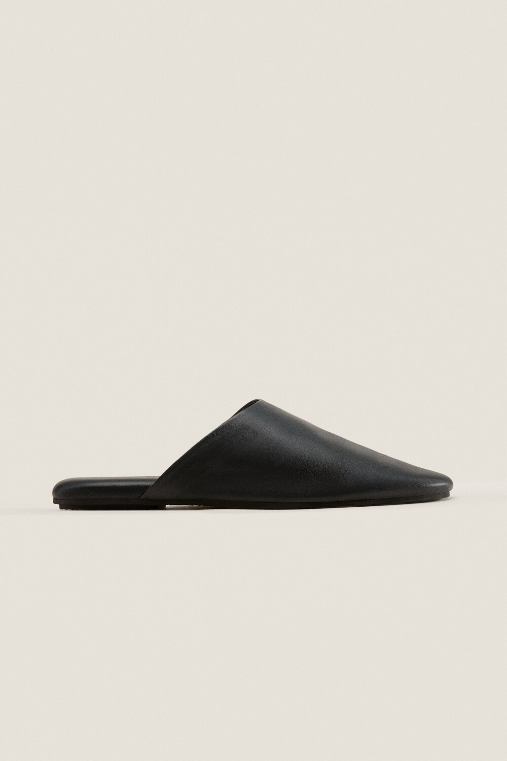 

Кожаные туфли из кожи Zara, темно-синий