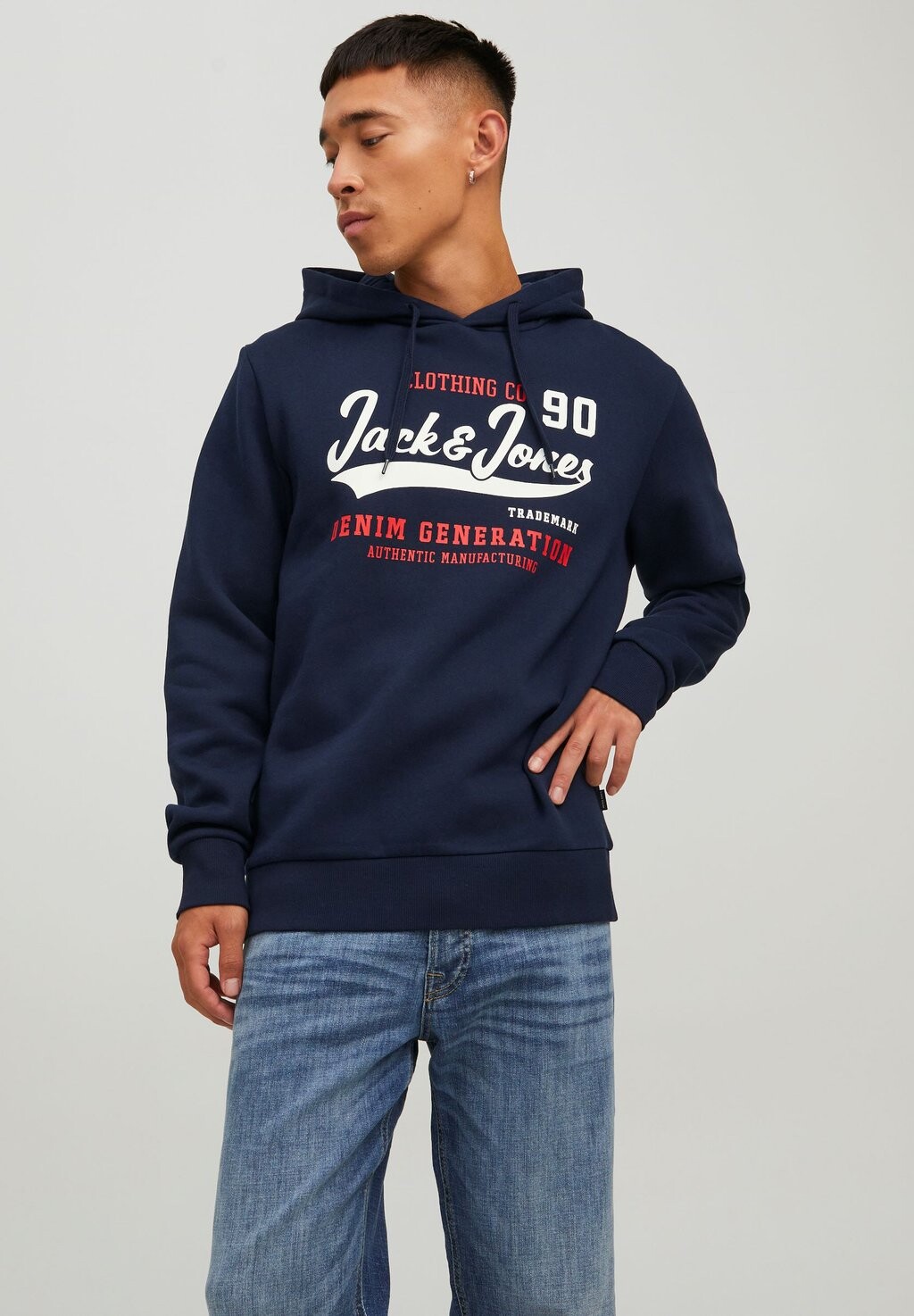 

Толстовка JJELOGO HOOD Jack & Jones, темно-синий пиджак