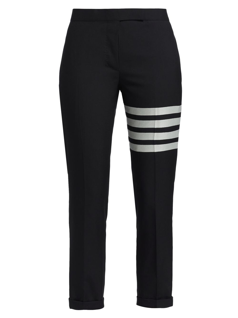 

Fit 3 узких брюк с низкой посадкой Thom Browne, нави, Черный