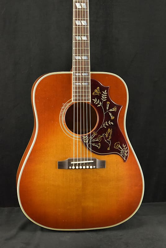 Акустическая гитара Gibson Murphy Lab 1960 Hummingbird Heritage Cherry Sunburst Light Aged цена и фото