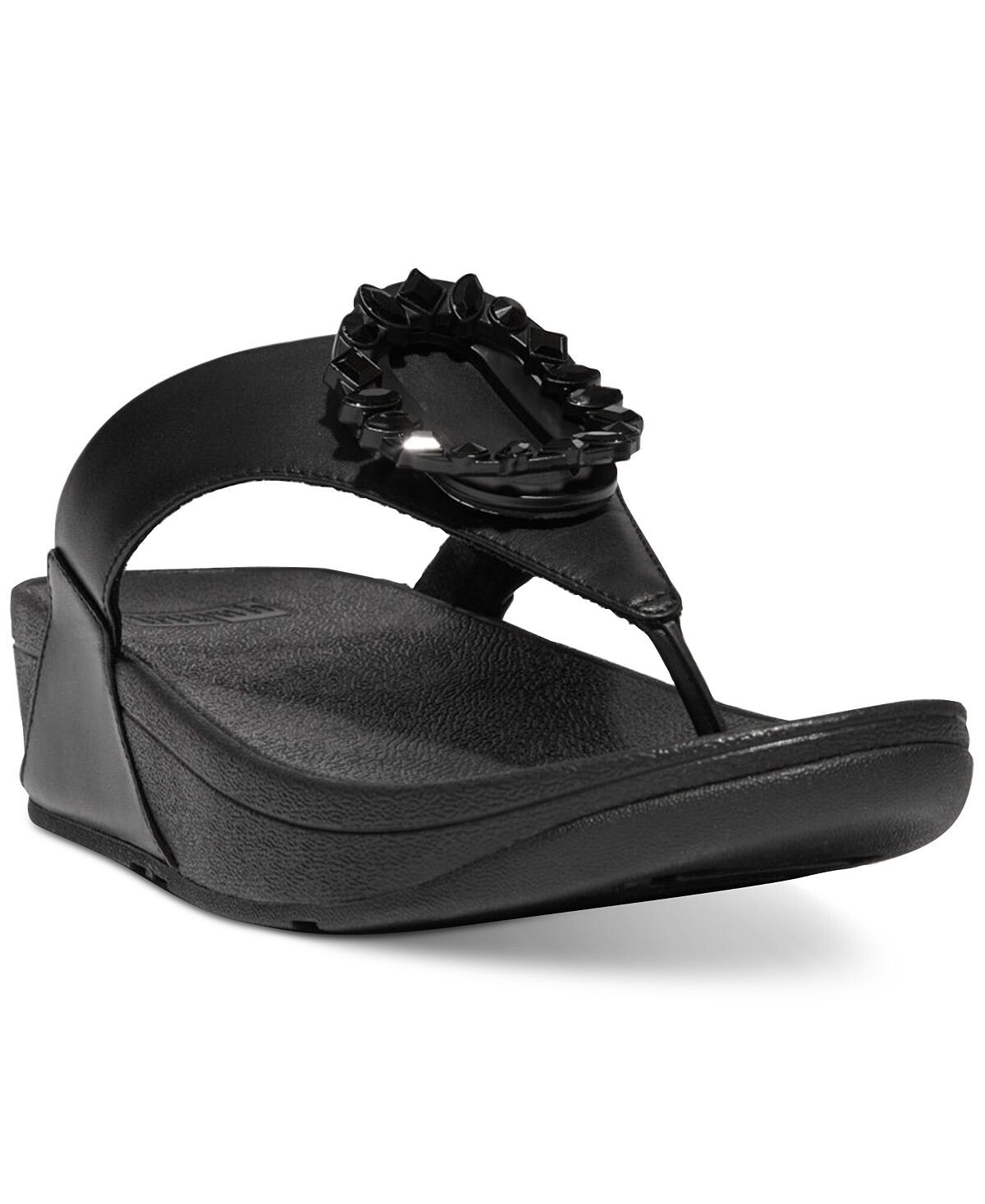 

Женские кожаные сандалии Lulu с кристаллами и ремешком на носке FitFlop