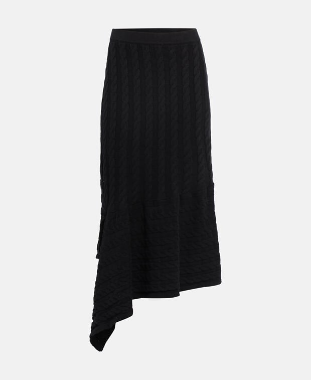 

Трикотажная юбка bcbgmaxazria, черный