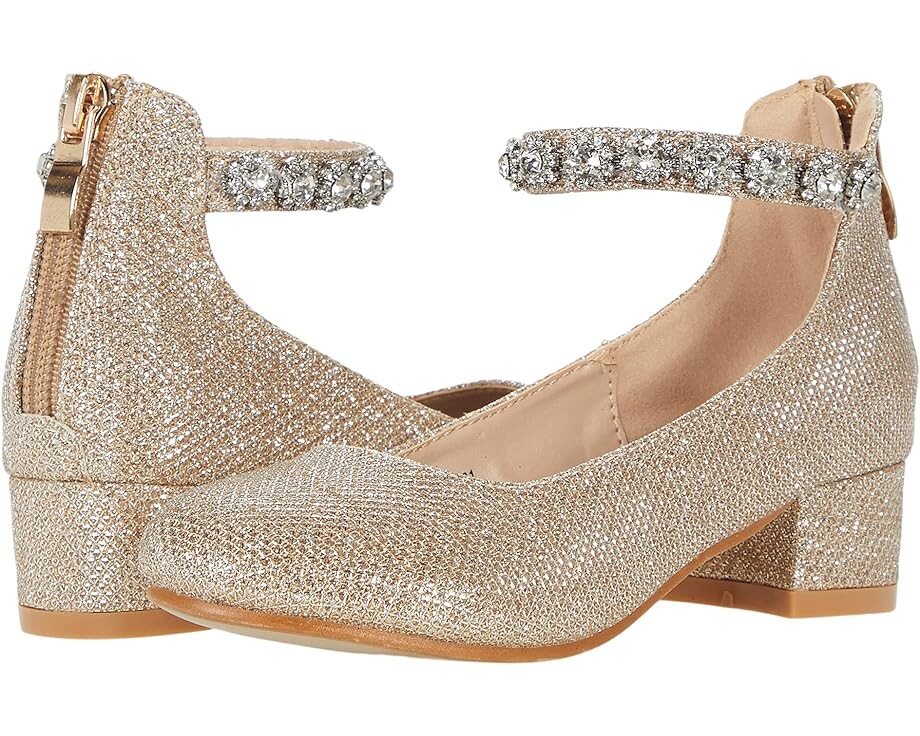 

Туфли Badgley Mischka Leah Ankle Strap Pump, цвет Champagne