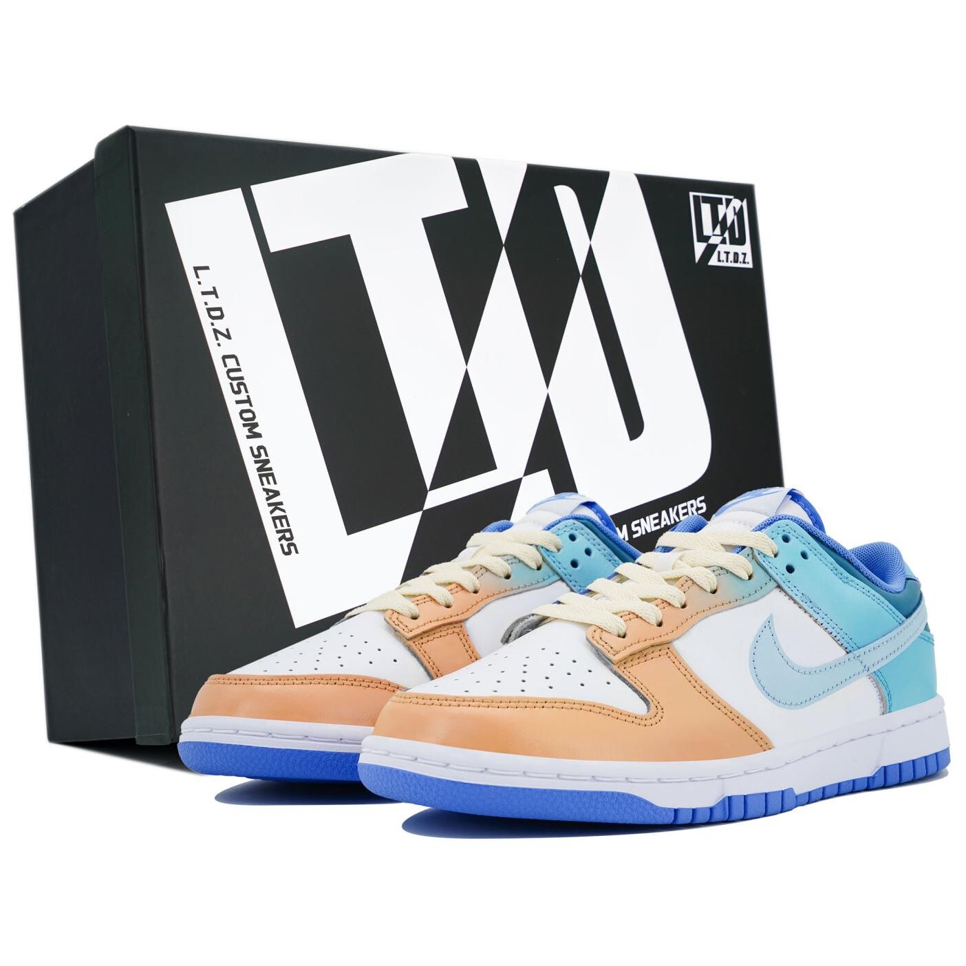 

Кроссовки Nike Dunk Skateboarding Shoes Unisex Low-top White/yellow, голубой, Синий, Кроссовки Nike Dunk Skateboarding Shoes Unisex Low-top White/yellow, голубой