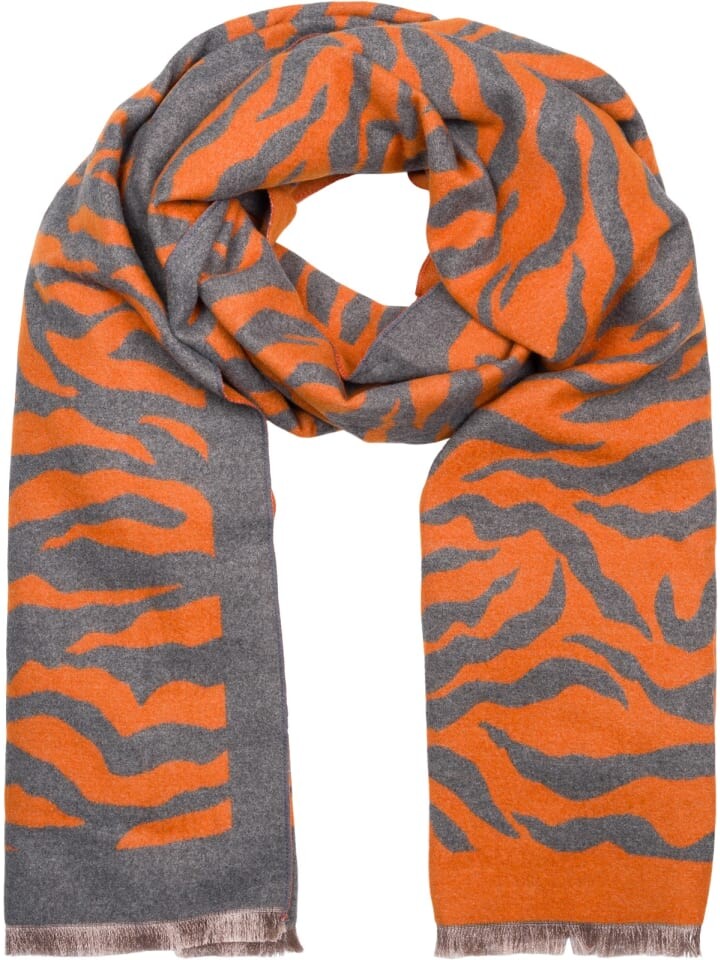 

Шарф styleBREAKER, цвет orange/grau