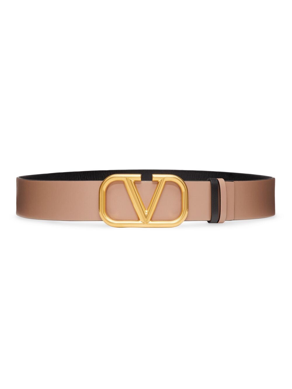 

Двусторонний ремень Vlogo Signature из глянцевой телячьей кожи, ширина 40 мм Valentino Garavani, черный