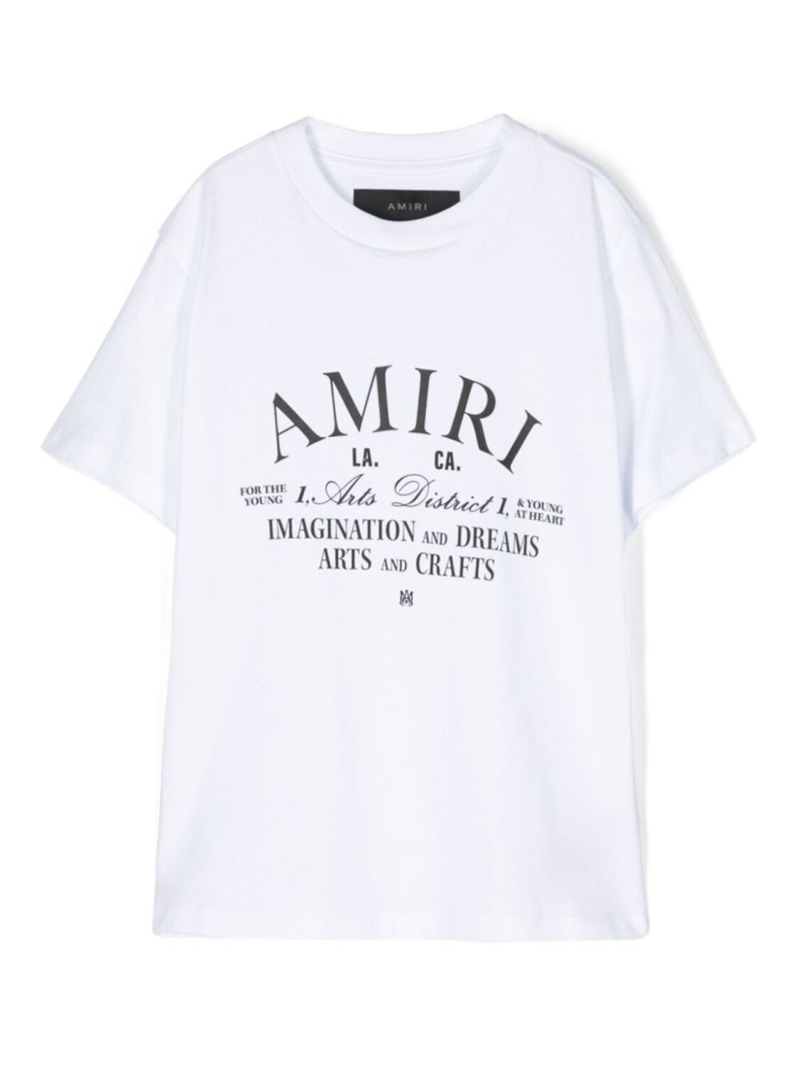 

AMIRI KIDS футболка с логотипом, белый