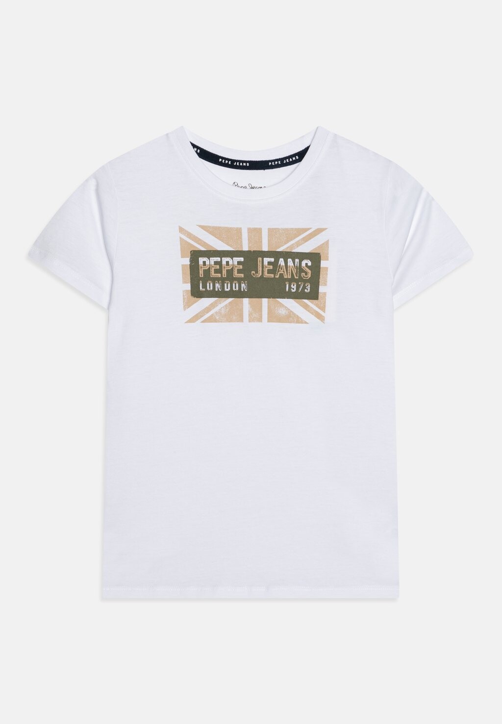 

Футболка с принтом RANDAL Pepe Jeans, цвет white