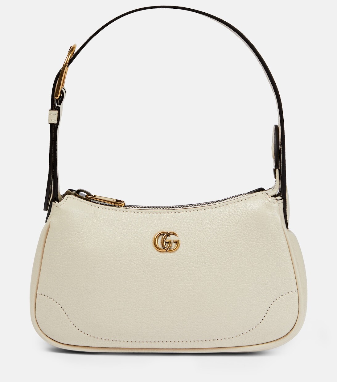 

Кожаная сумка через плечо Aphrodite маленького размера. Gucci, белый