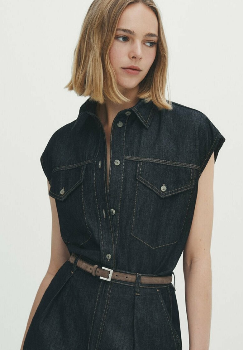

Ремень Massimo Dutti, коричневый