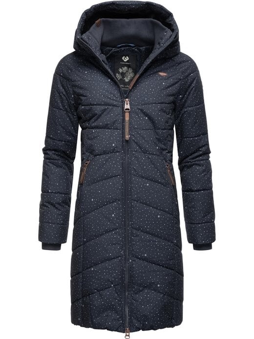 

Стеганое пальто dizzie coat с принтом Ragwear, синий