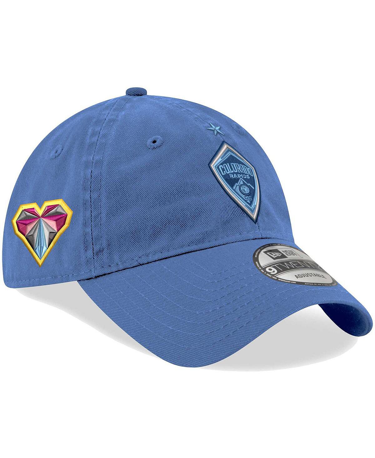 цена Мужская голубая кепка из джерси Colorado Rapids с регулируемой крючком 9TWENTY New Era