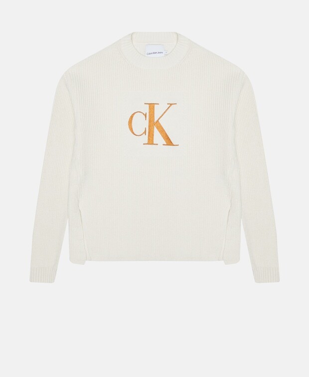 

Джемпер с длинными рукавами Calvin Klein, экрю