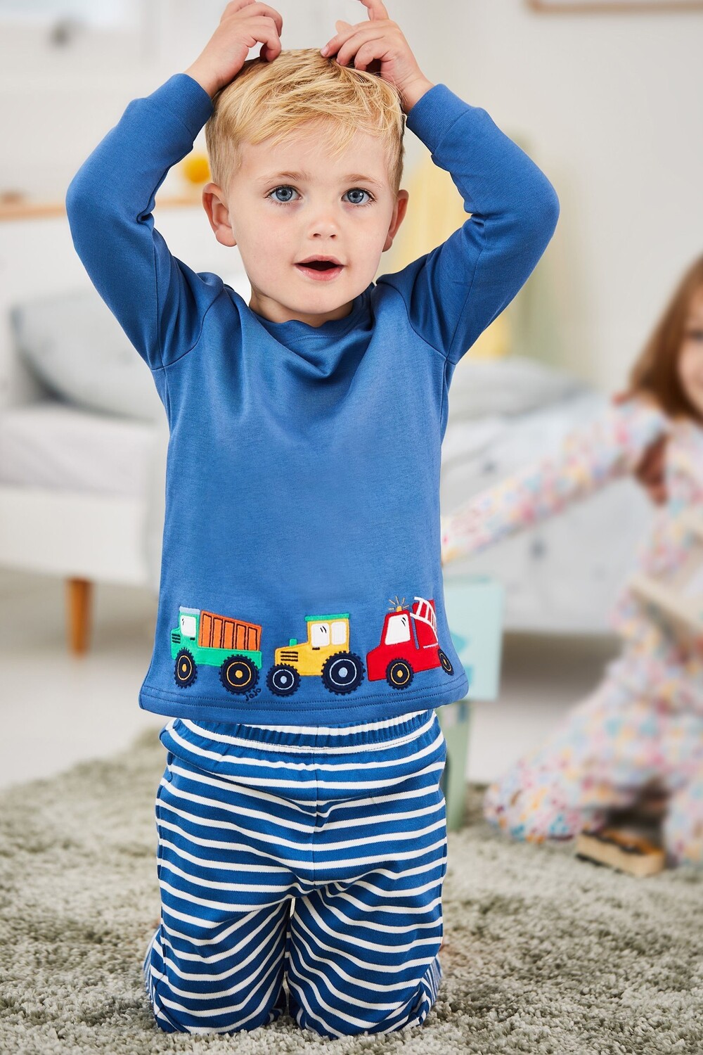 

Комплект транспортных пижам JoJo Maman Bébé 2 шт Jojo Maman Bébé, синий