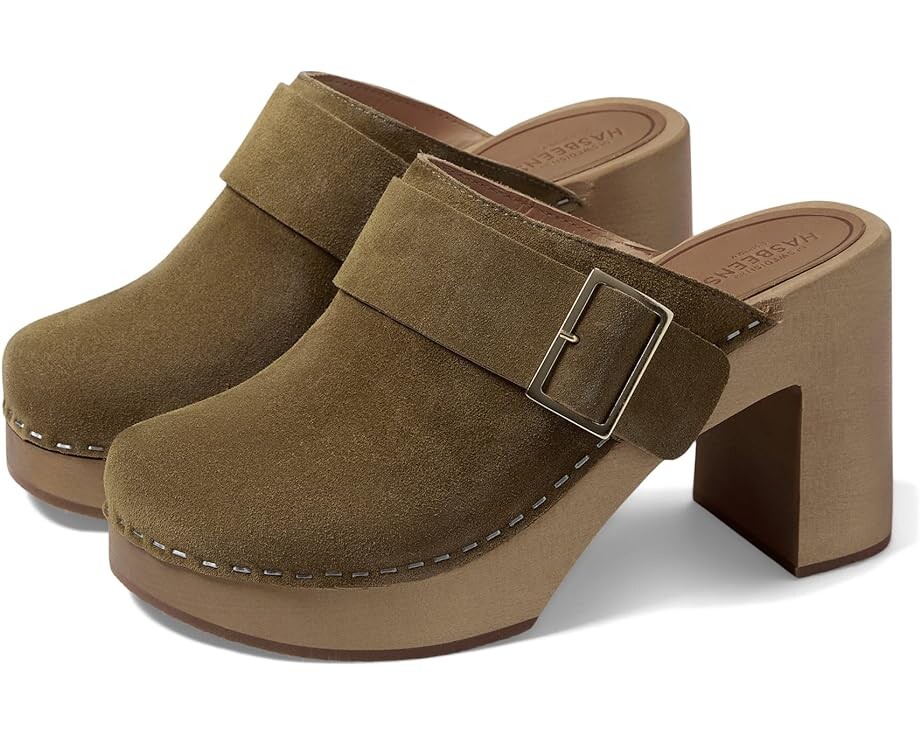

Туфли Swedish Hasbeens Slejf Sky High, цвет Tobacco Suede
