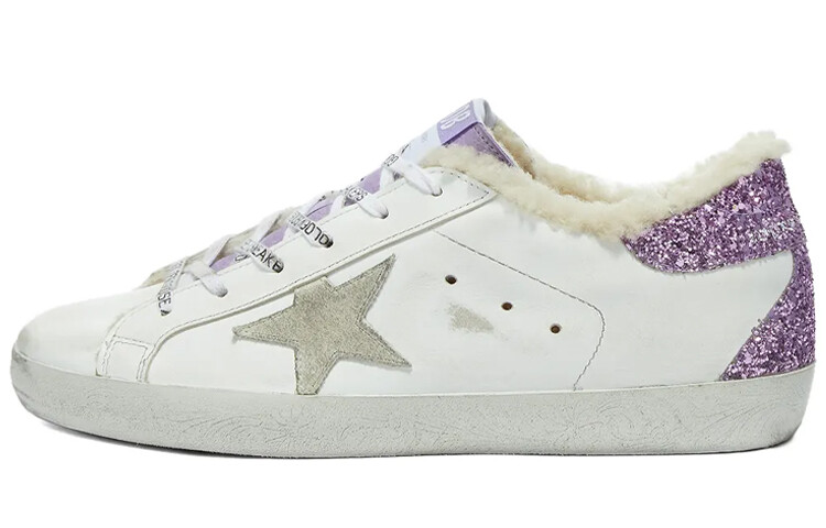

Брендовые кроссовки для отдыха Golden Goose Deluxe, темно-фиолетовые